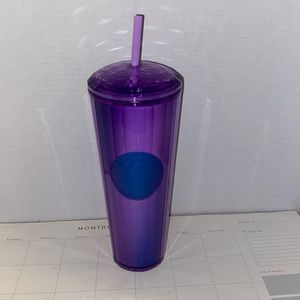 Purple Wisteria kaleidoscope dome cold cup